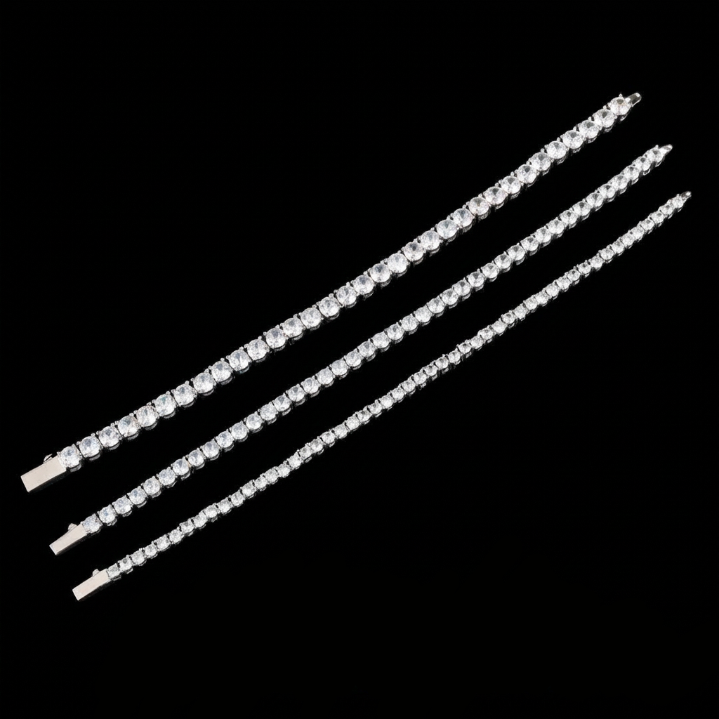 Iced Tennis Bracelet