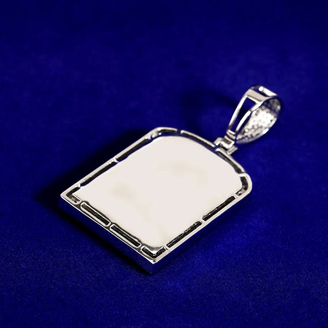 Iced Out Baguette Africa Pendant