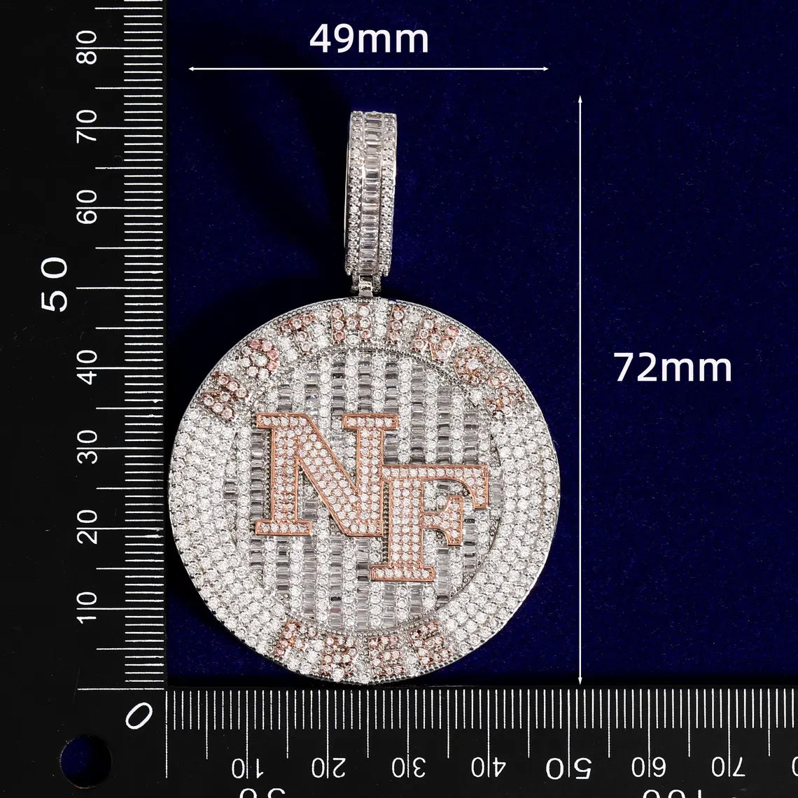 Iced Out Nothing Free Pendant