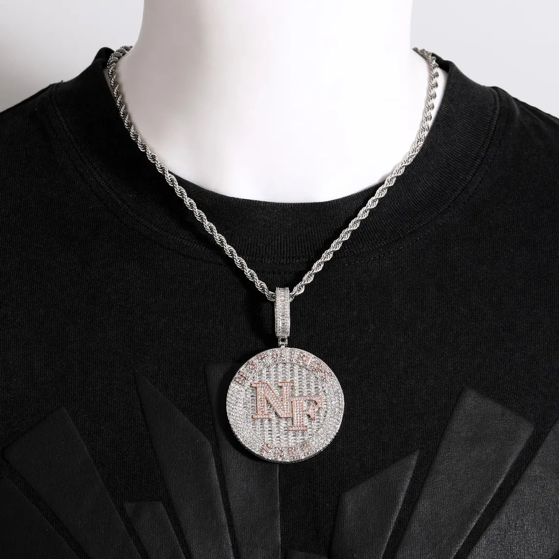 Iced Out Nothing Free Pendant