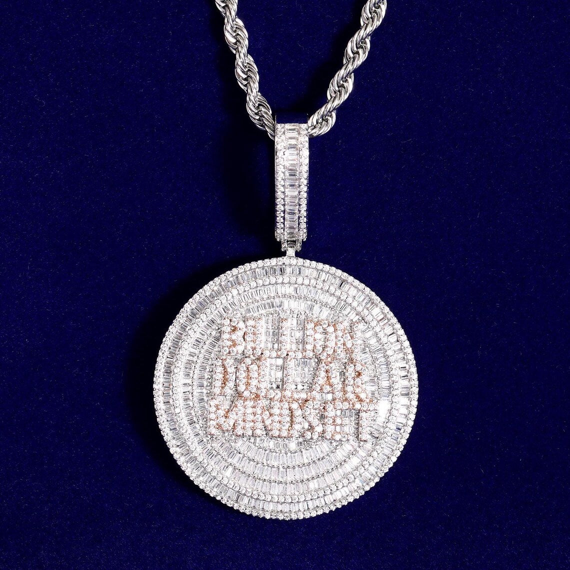 Iced Out Billion Dollar Mindset Pendant