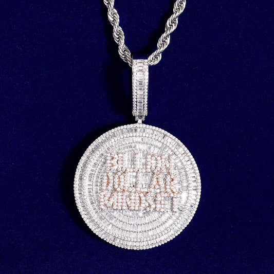 Iced Out Billion Dollar Mindset Pendant