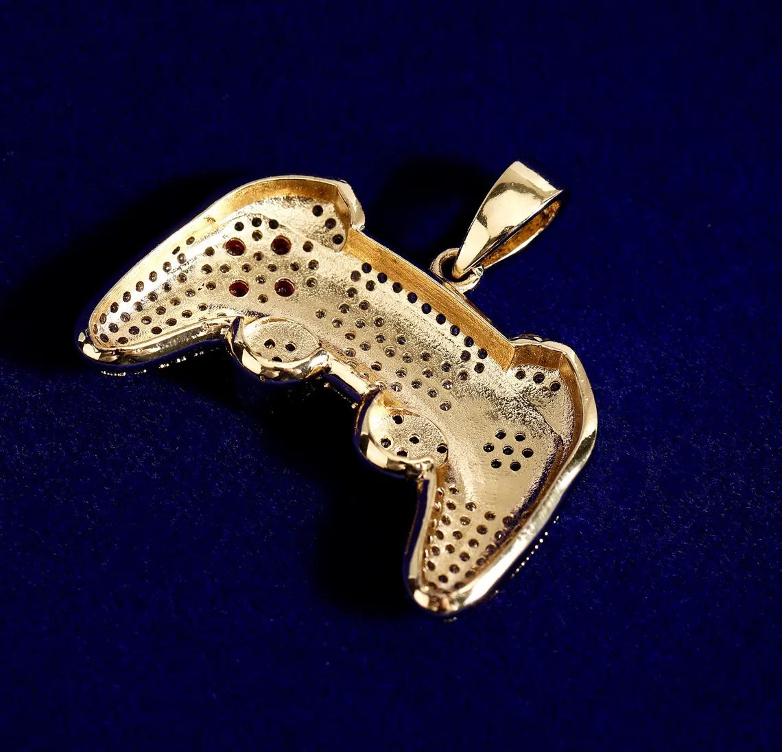 Iced Out Game Controller Pendant