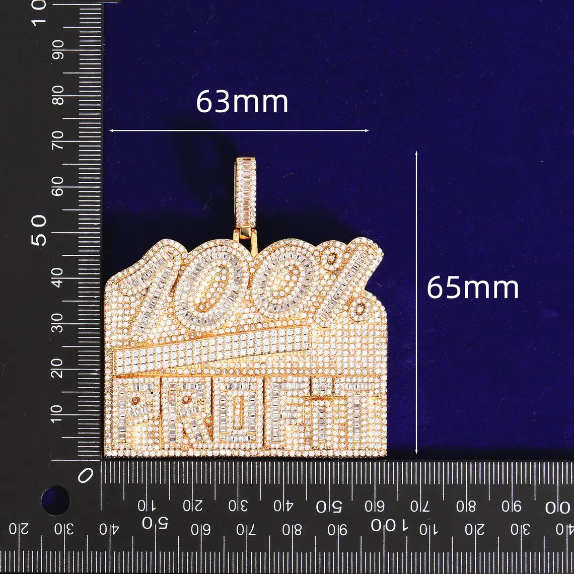 Iced Out 100% Profit Pendant