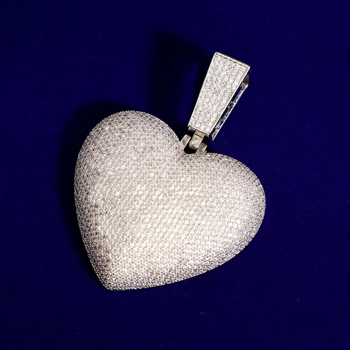 Iced Out Big Heart Pendant