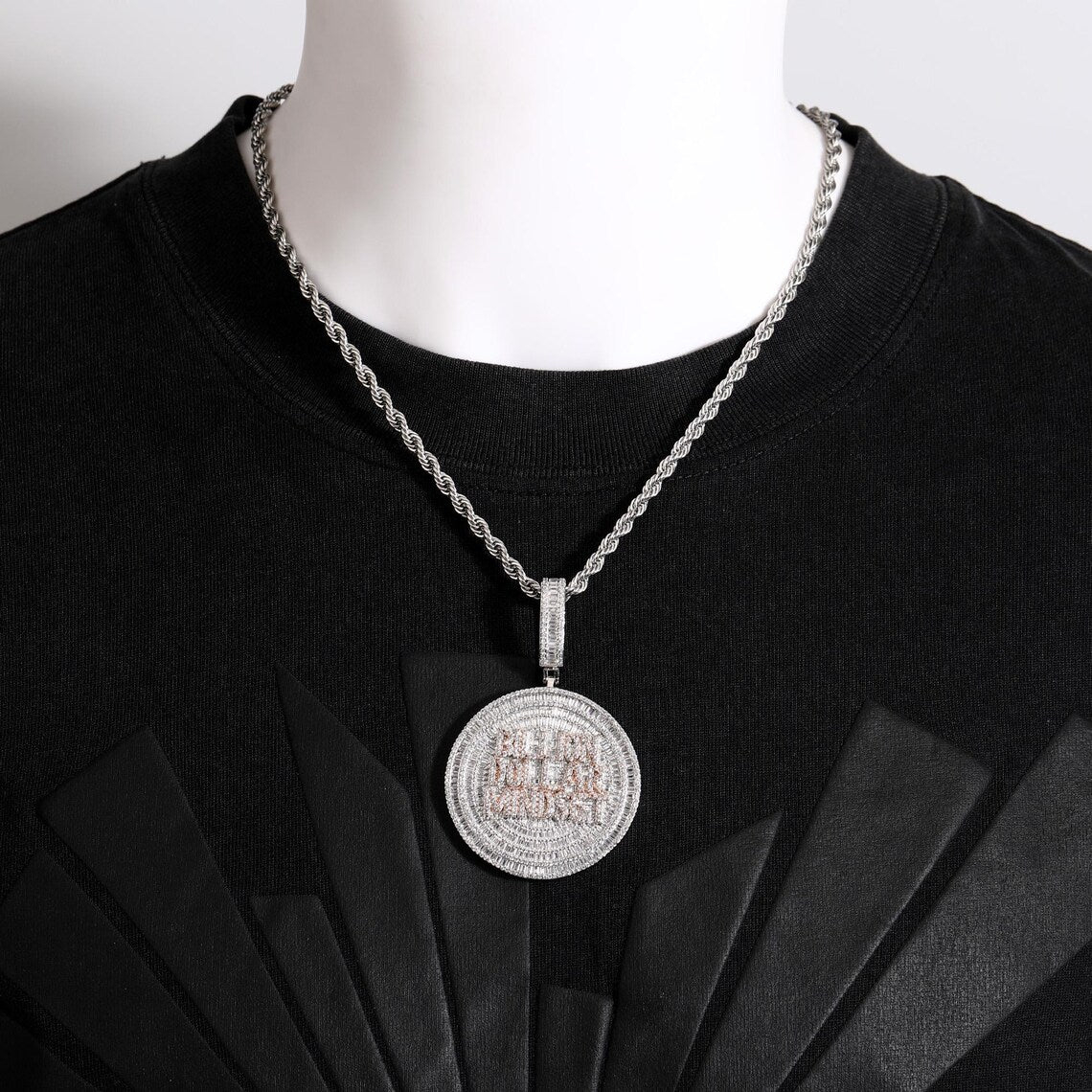 Iced Out Billion Dollar Mindset Pendant