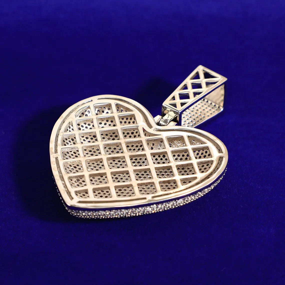 Iced Out Big Heart Pendant