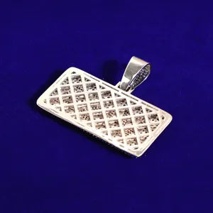 Iced Out Visa Pendant