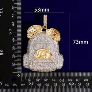 Iced Out Money Bag Pendant