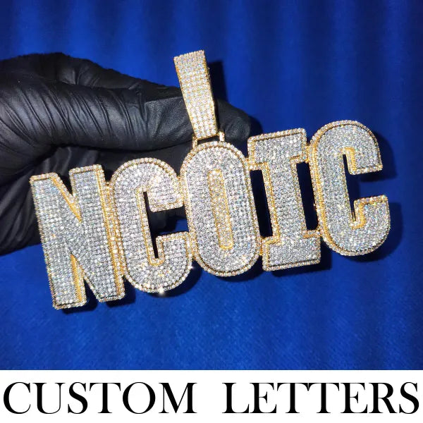 Iced Out Custom Name Pendant