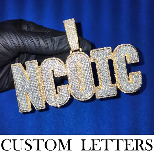 Iced Out Custom Name Pendant
