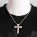 Iced Out Crucifix Pendant