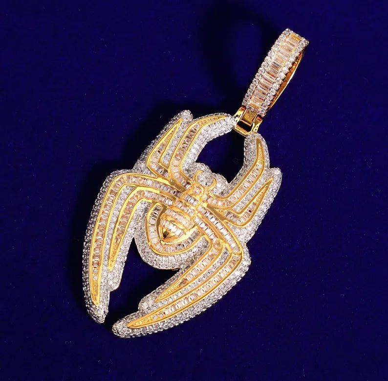 Iced Out Spider Pendant