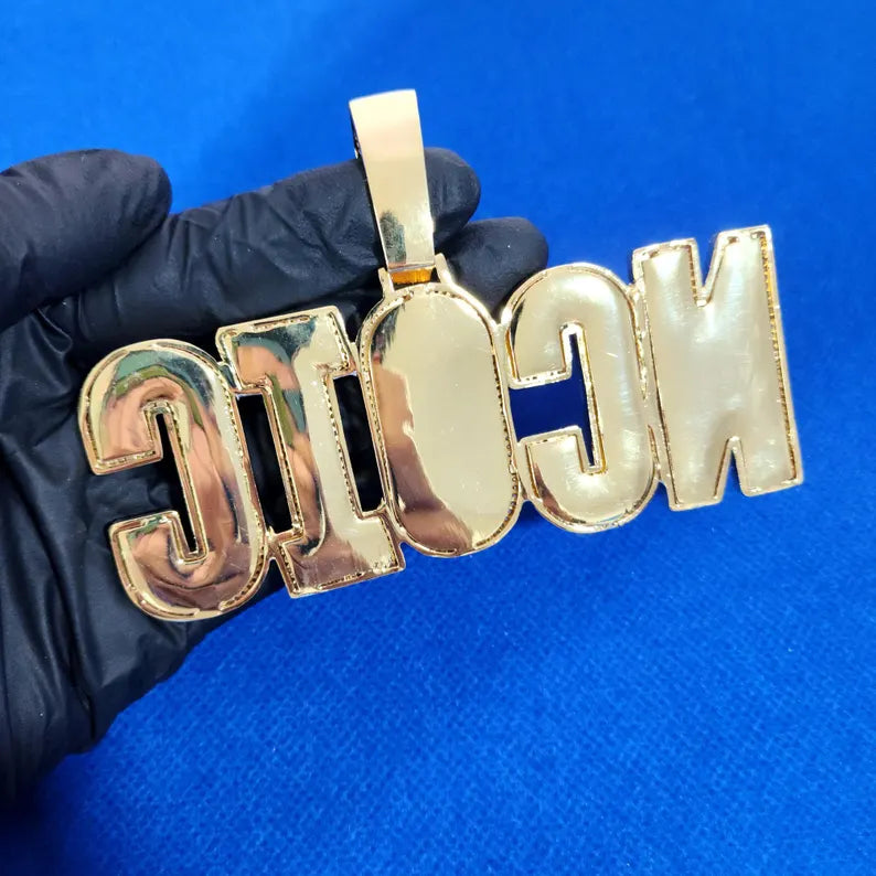 Iced Out Custom Name Pendant