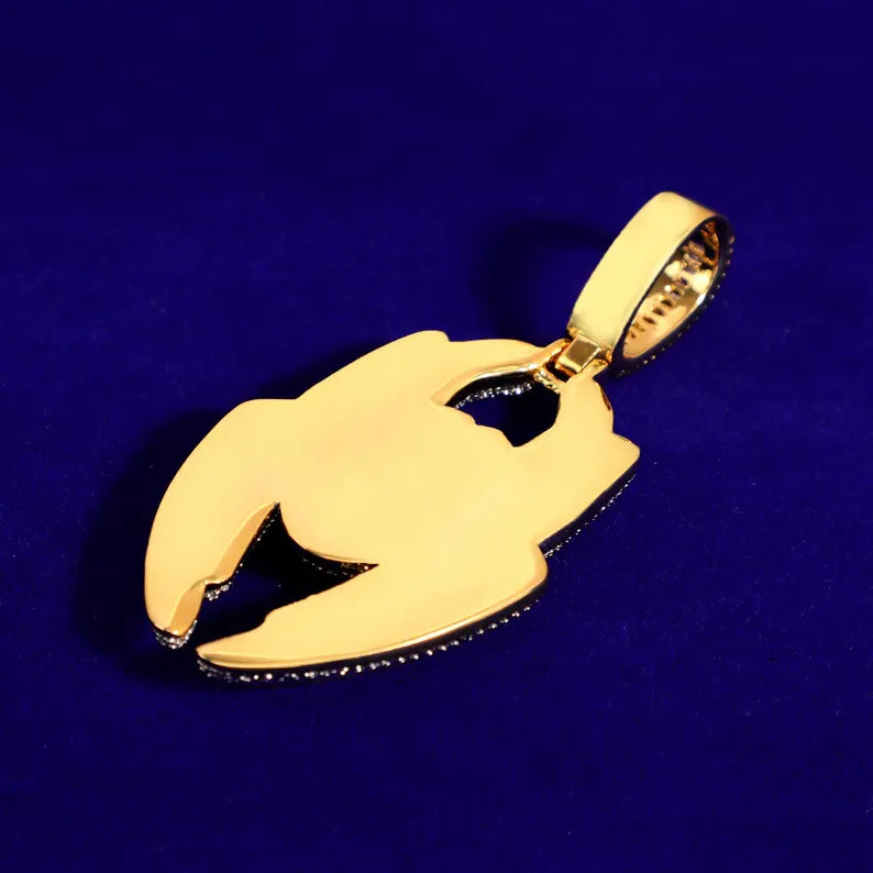 Iced Out Spider Pendant
