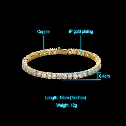 Iced Tennis Bracelet