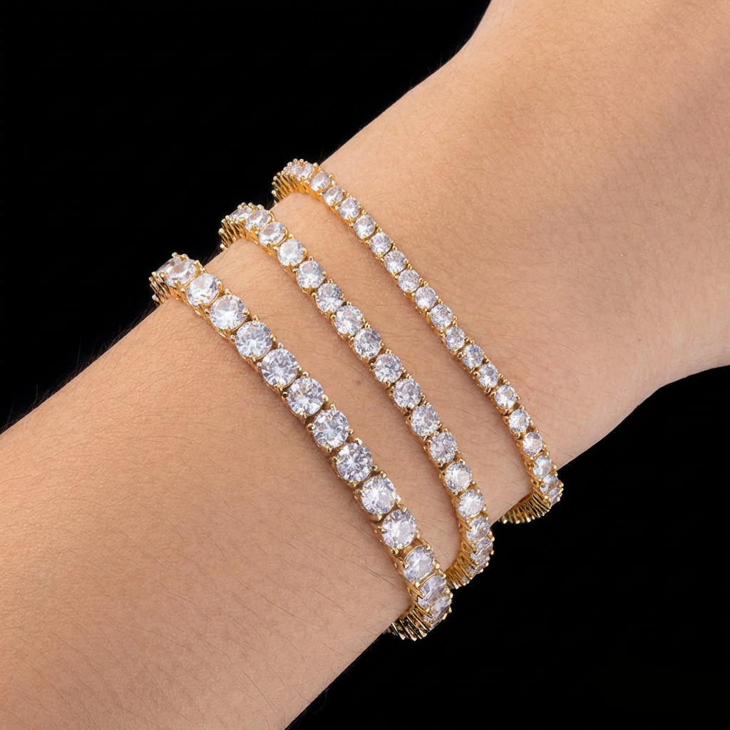Iced Tennis Bracelet