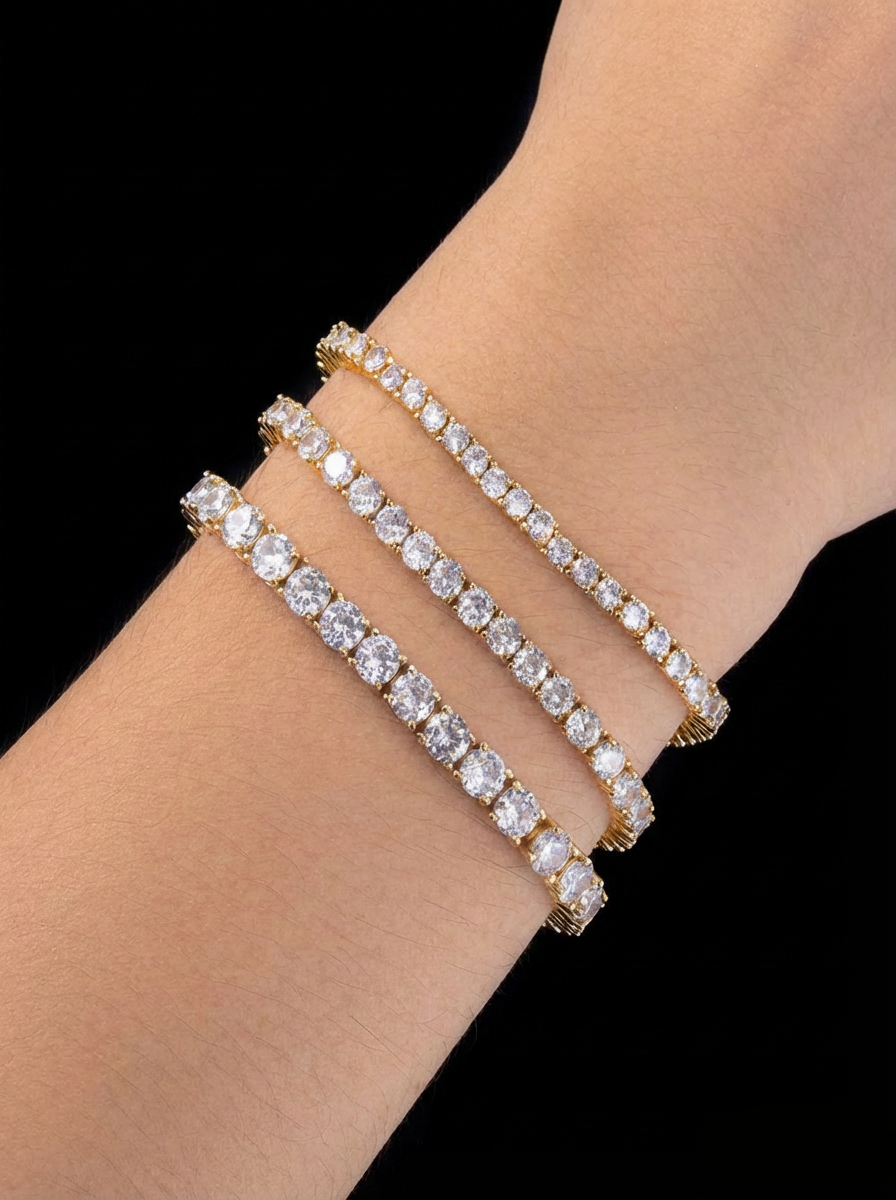 Iced Tennis Bracelet
