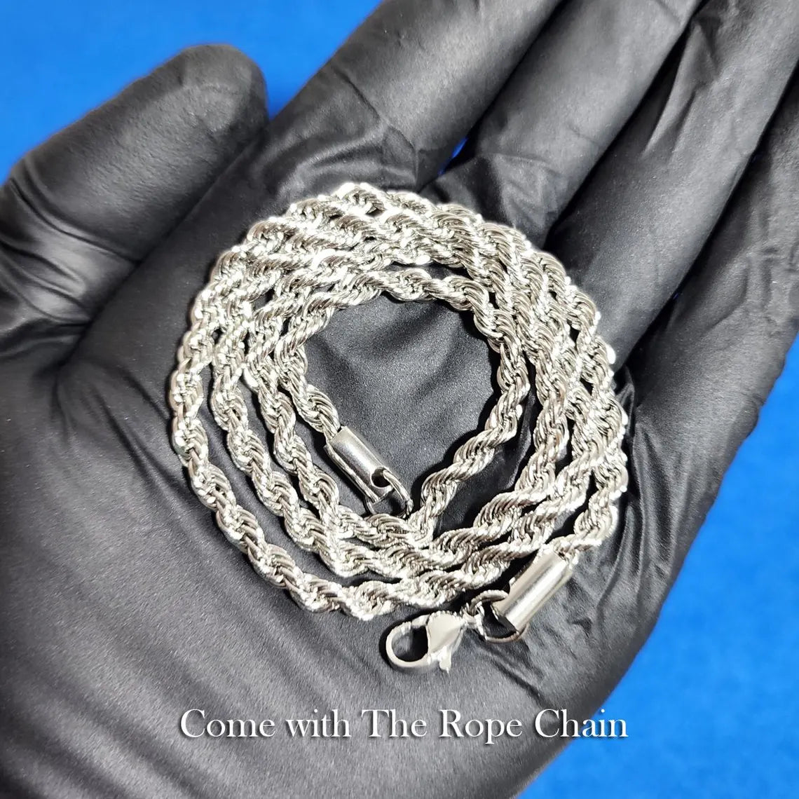 Custom Iced Out Baguette Big Letter Pendant